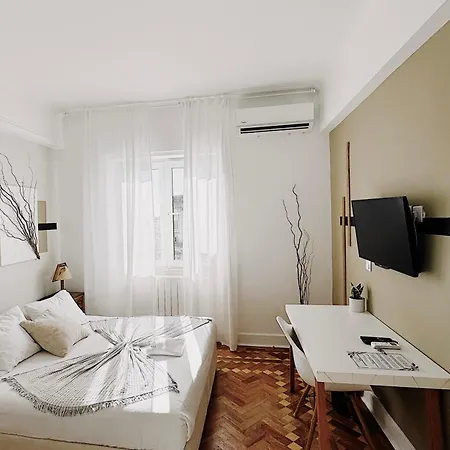 Saldanha L Iconic Climate Comfort 1 Min To Metro, Near Coworks And Eduardo Vii Park *